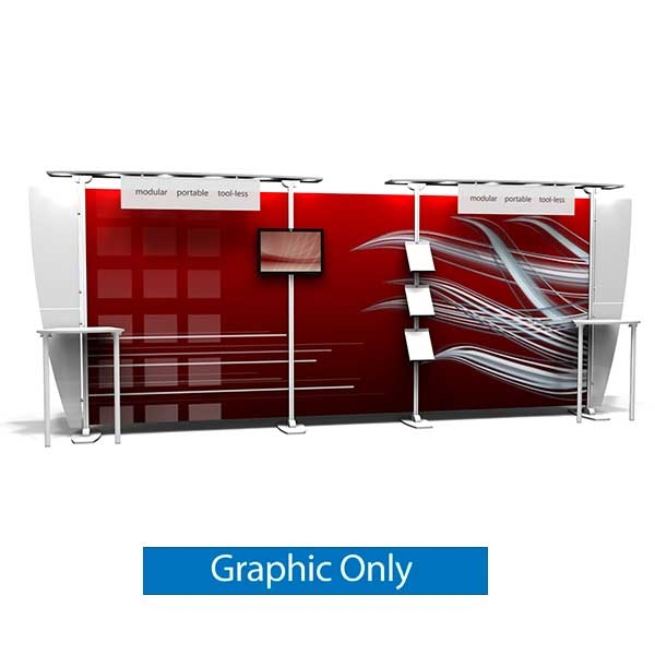 10ft x 20ft Exhibitline Backwall | ex.1020.2 | Graphic Only