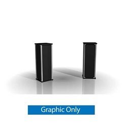 14in x 38.5in Exhibitline Pedestal | S14 | Graphic Only