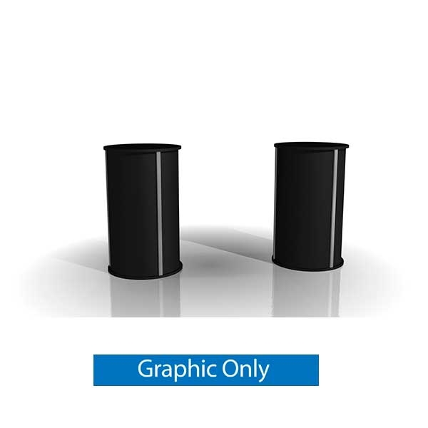 24in x 38.5in Exhibitline Pedestal | R24 | Graphic Only