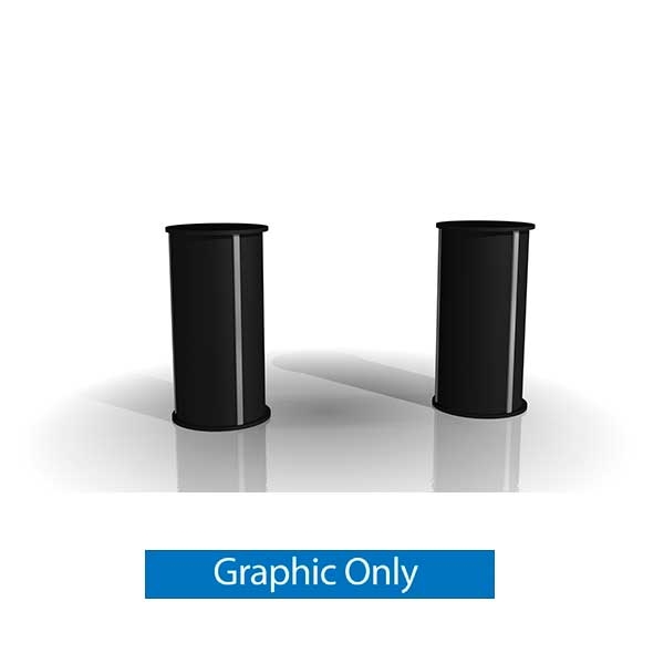 20in x 38.5in Exhibitline Pedestal | R20 | Graphic Only