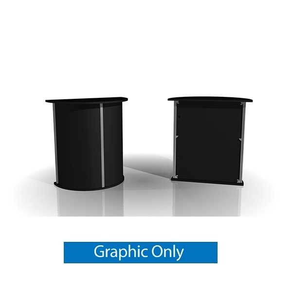 38"w x 38.5in Exhibitline Pedestal | 38H | Graphic Only