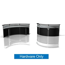 103"w x 42"d Exhibitline Reception Counter | RDL.45.3 | Hardware Only