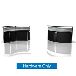 80"w x 32"d Exhibitline Reception Counter | RDL.45.2 | Hardware Only