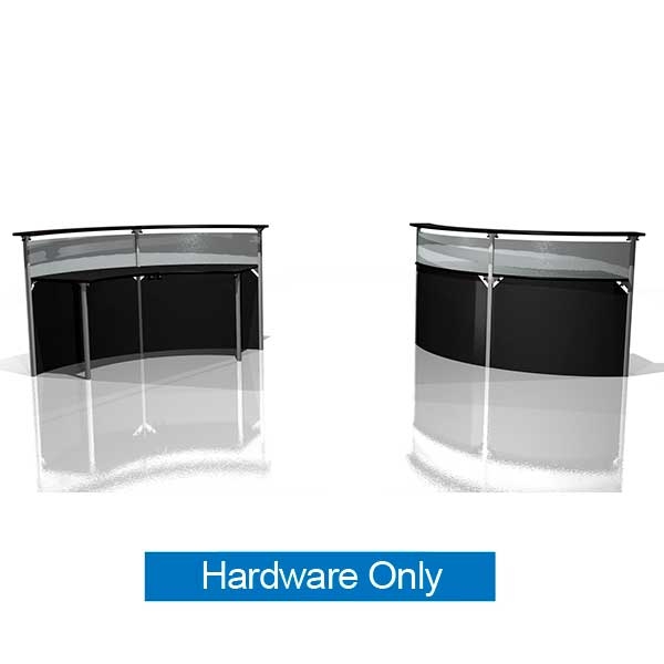 80"w x 32"d Exhibitline Reception Counter | RDL.45.2 | Hardware Only