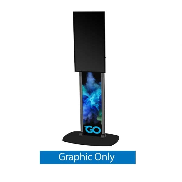 42in x 72in Exhibitline Monitor Stand | EX.TV5 | Graphic Only