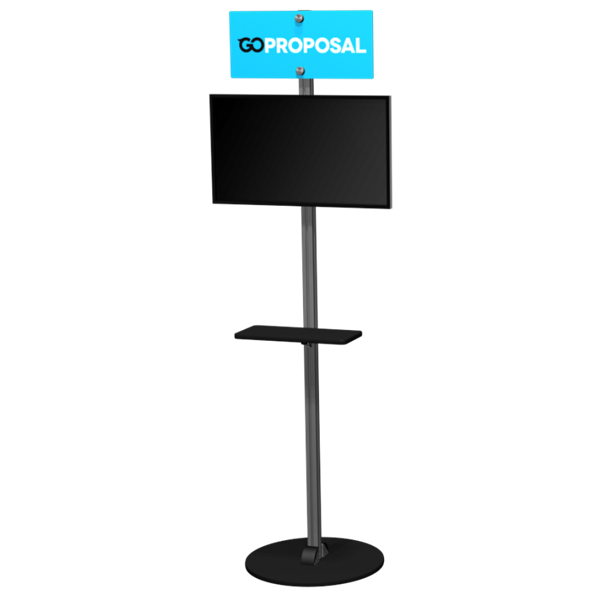 22in x 84in Exhibitline Monitor Stand | EX.TV2