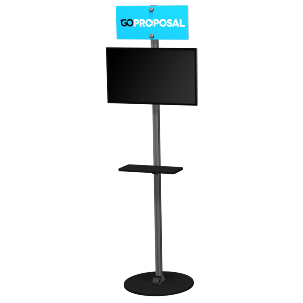 22in x 84in Exhibitline Monitor Stand | EX.TV2