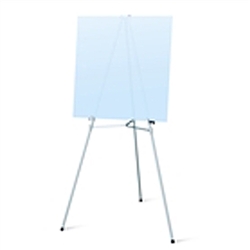 69in Telescopic Aluminum Display Easels. Many different types of artist easels, lightweight aluminum easels, superior strength steel easels. Easels are used as a vertical, and sometimes horizontal. Testrite Display Easels available in wide range of sizes