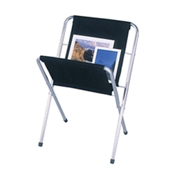 39.5in H x 24in W Print Racks are a must-have when selling or displaying your art in galleries, shops and art shows.Holding virtually any kind flat artwork, from mounted photographs to shallow canvases, print racks are an incredibly convenient solution