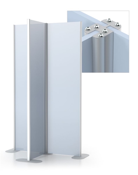 72in T Shape Assembly Skyscraper Mightee Mounts Silver Sign Holder is a quick and easy sign display to recommend to your customers. Skyscraper Mighty Mounts are extra sturdy floor rigid graphic stands for tall rigid graphics.