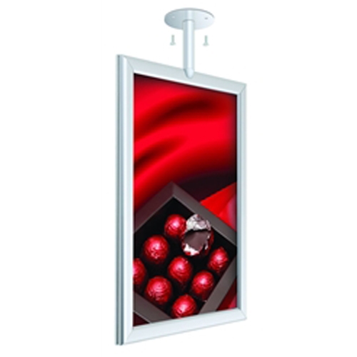 11in x 14in Perfex Vertical Signs Flange Mount Black. This sign frame also known as a picture holder is available in nearly every size. A great way to make advertising and marketing graphics stand out is Signs Anywhere Flange Mount Poster Sign Frames