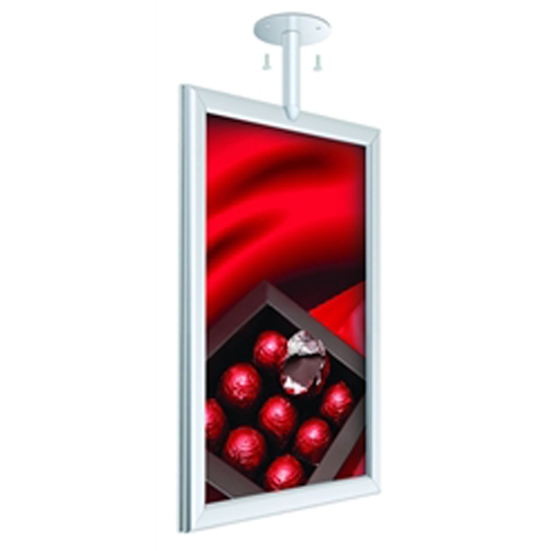 11in x 17in Perfex Horizontal Signs Flange Mount Silver. This sign frame also known as a picture holder is available in nearly every size. A great way to make advertising and marketing graphics stand out is Signs Anywhere Flange Mount Poster Sign Frames