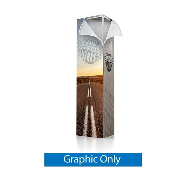 4ft x 4ft x 6ft Charisma SEG Triangular Tower | Graphic Only