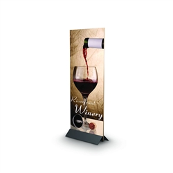 Mightee Mount designed to get your marketing message noticed on the trade show or retail floor. These store displays hold 14in custom graphics that are easy to replace & update.