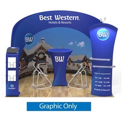 10ft x 10ft Trade Show Booth Kit 09 | Single-Sided Graphic Only
