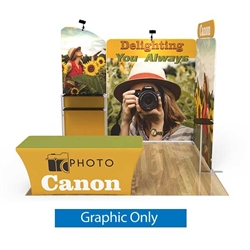 10ft x 10ft Trade Show Booth Kit U | Single-Sided Graphic Only
