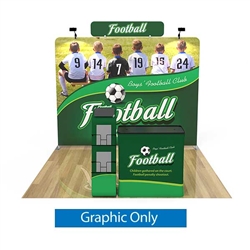 10ft x 10ft Trade Show Booth Kit 19 | Single-Sided Graphic Only