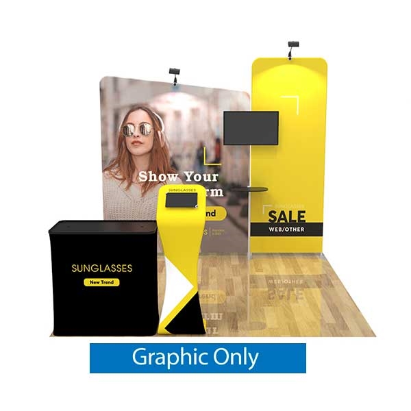 10ft x 10ft Trade Show Booth Kit 03 | Single-Sided Graphic Only