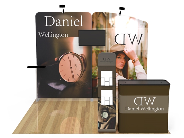 10ft x 10ft Trade Show Booth Kit A1 | Single-Sided Kit