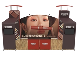 10ft x 20ft Trade Show Booth Kit 14 | Single-Sided Kit