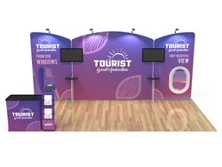 10ft x 20ft Trade Show Booth Kit 02 | Single-Sided Kit