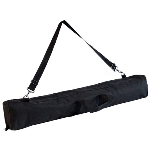 52.5in x 7.25in Extra Large Travel Bag This Extra-Large Travel Bag is for the Large Jumbo indoor banner stand. Can be used with the Slider as well. Nylon material fits jumbo banner stands with conversion kits too.