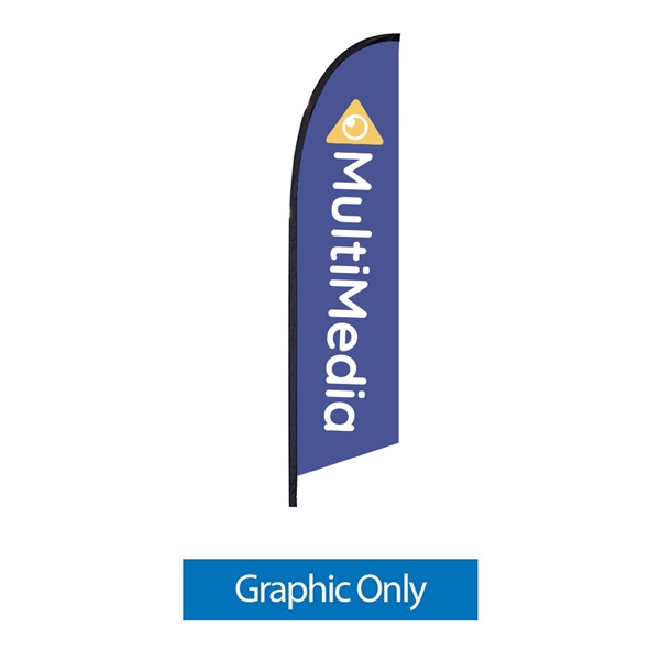Outdoor promotional flags get your message noticed!  Custom printed 10.5ft  single-sided Falcon outdoor flags are perfect for retail stores, car dealerships, fairs, expos, trade shows and more to grab customer attention.