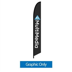 Outdoor promotional flags get your message noticed!  Custom printed 17ft  single-sided Falcon outdoor flags are perfect for retail stores, car dealerships, fairs, expos, trade shows and more to grab customer attention.