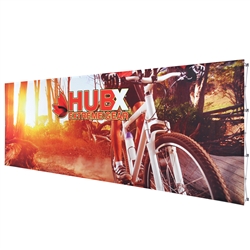 20ft x 8ft RPL Fabric Pop Up Display Straight Single Sided No Endcaps easily sets up with two people and is sturdy while clearly displaying all of your information. The RPL Fabric Pop Up trade show exhibit is the perfect display on the go.