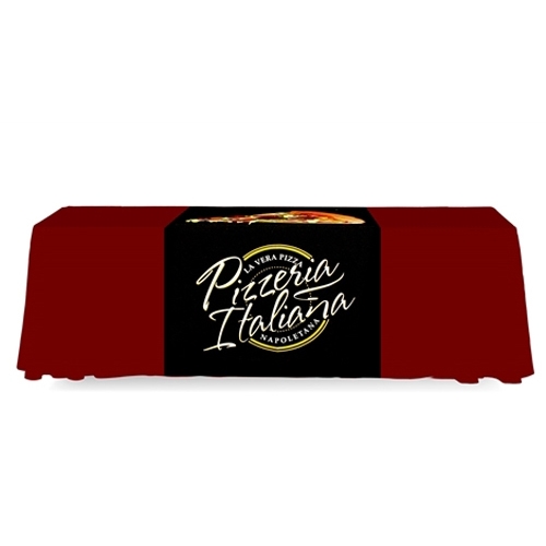 2 ft Table Runner Backless Dye Sub Print  - Stylish and elegant, table throws and runners professionally present your company image at events and trade shows. These premium quality