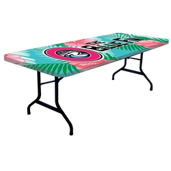8ft One Choice Table Topper - One Choice, table throws professionally present your company image at events and trade shows. These premium quality polyester twill table throws are easy to care for and can be easily washed.