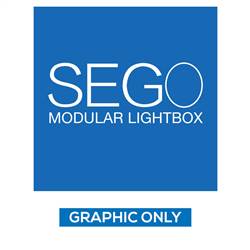 3.3ft x 3.3ft SEGO Backlit Lightbox Counter (Graphic Only)