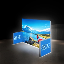 10ft x 10ft SEGO Backlit Booth - Configuration E