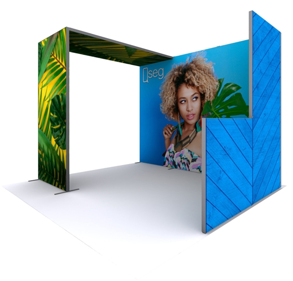 10ft x 7.5ft QSEG Tradeshow Configurations A Display | Tension Fabric