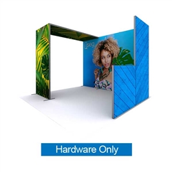 10ft x 7.5ft QSEG Tradeshow Configurations A Display (Hardware Only) | Tension Fabric