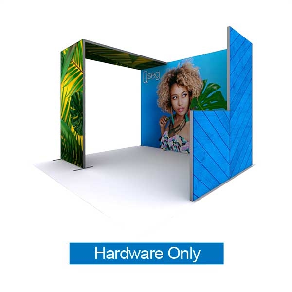 10ft x 7.5ft QSEG Tradeshow Configurations A Display (Hardware Only) | Tension Fabric