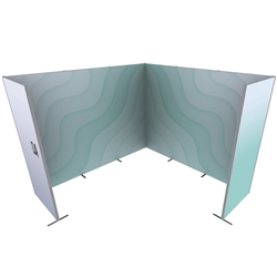 Isolation Single Room QSEG Modular Display | Tension Fabric