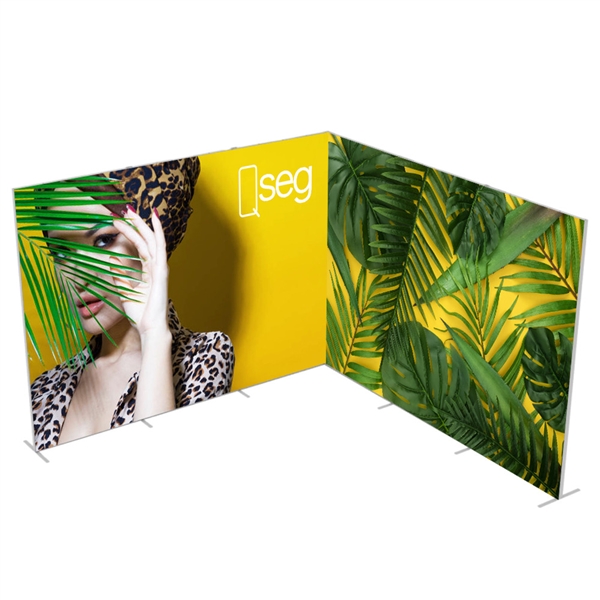 10ft x 7.5ft QSEG Tradeshow Configurations C Display | Tension Fabric