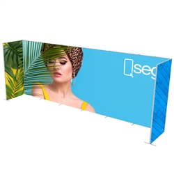 20ft x 7.5ft QSEG Tradeshow Configurations D Display | Tension Fabric