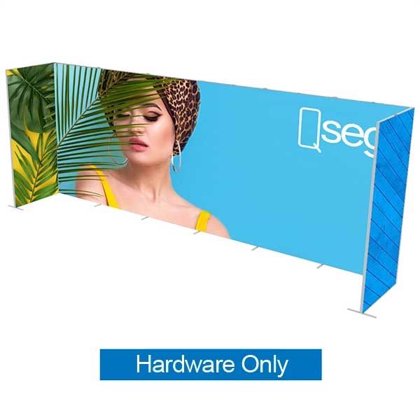 20ft x 7.5ft QSEG Tradeshow Configurations D Display (Graphic Only) | Tension Fabric