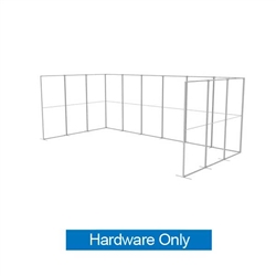 20ft x 7.5ft QSEG Tradeshow Configurations F Display (Hardware Only) | Tension Fabric
