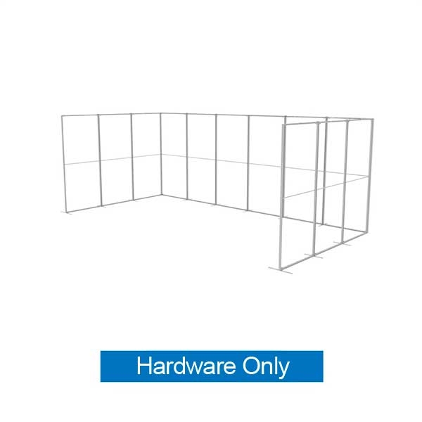 20ft x 7.5ft QSEG Tradeshow Configurations F Display (Hardware Only) | Tension Fabric