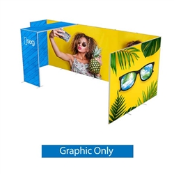 20ft x 7.5ft QSEG Tradeshow Configurations G Display (Graphic Only) | Tension Fabric