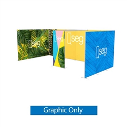 20ft x 7.5ft QSEG Tradeshow Configurations I Display (Graphic Only) | Tension Fabric