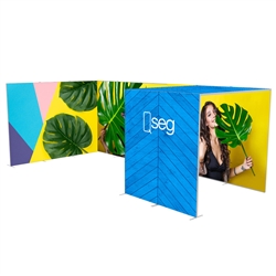 20ft x 7.5ft QSEG Tradeshow Configurations J Display | Tension Fabric