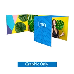 20ft x 7.5ft QSEG Tradeshow Configurations J Display (Graphic Only) | Tension Fabric