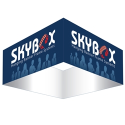 5ft x 60in Square Skybox Hanging Banner | Single-Sided | Outside Graphic Kit