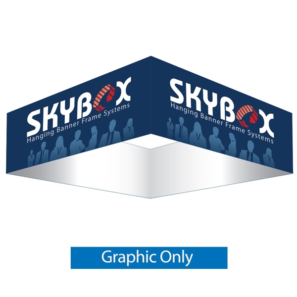 15ft x 48in Square Skybox Hanging Banner | Single-Sided Graphic Only