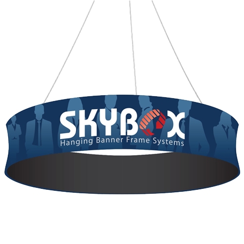 15ft x 48in Circle Skybox Hanging Banner | Single-Sided | Outside Graphic Kit