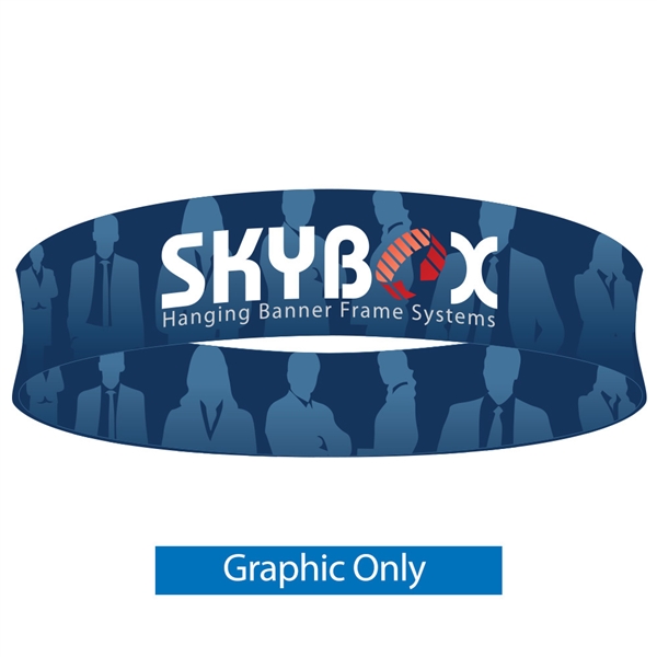 15ft x 60in Circle Skybox Hanging Banner | Double-Sided Graphic Only